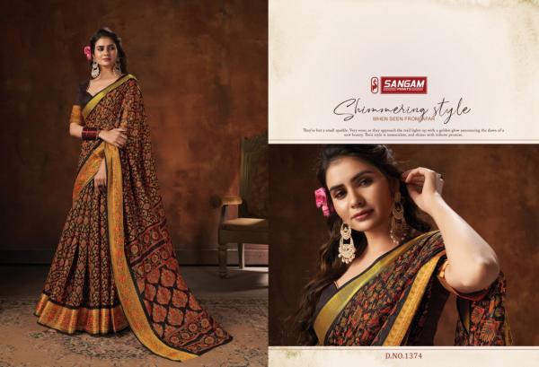 Sangam Harshita Designer Cotton Saree